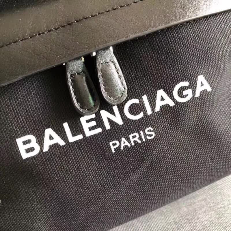 BALENCIAG巴黎世家 Le Dix Money 帆布配牛皮 雙肩包 大號  BL1457